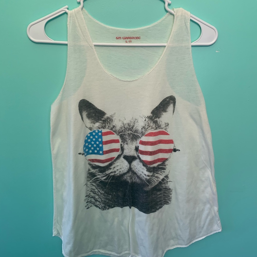 American Cat Tank Top